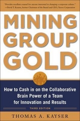 Mining Group Gold, Third Edition: How to Cash in on the Collaborative Brain Power of a Team for Innovation and Results - Kayser, Thomas