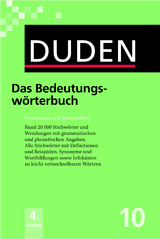 Das Bedeutungswörterbuch - 