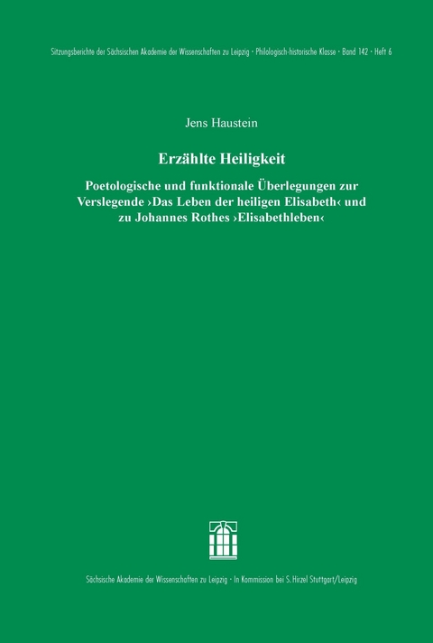 Erzählte Heiligkeit -  Jens Haustein