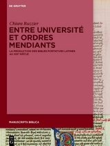 Entre Université et ordres mendiants - Chiara Ruzzier