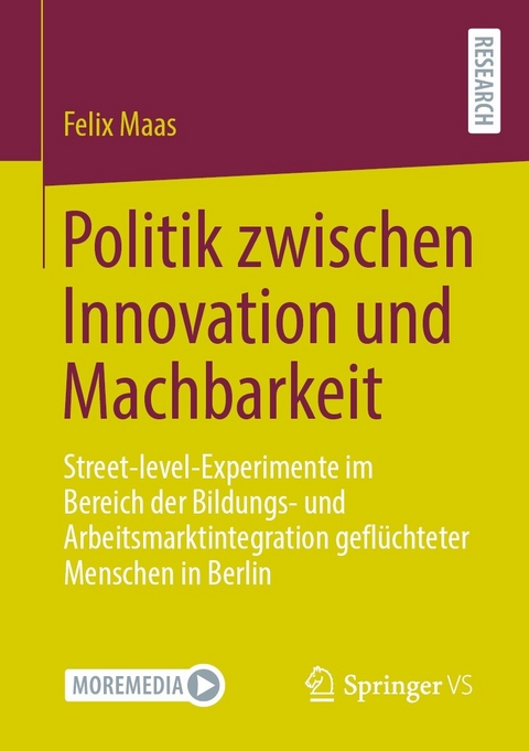 Politik zwischen Innovation und Machbarkeit - Felix Maas