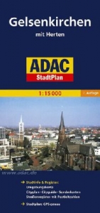 ADAC StadtPlan Gelsenkirchen mit Herten 1:15 000 - 