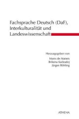 Fachsprache Deutsch (DaF), Interkulturalität und Landeswissenschaft - 