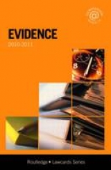 Evidence Lawcards 2010-2011 - Routledge