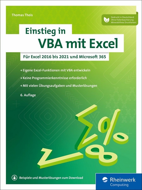 Einstieg in VBA mit Excel -  Thomas Theis