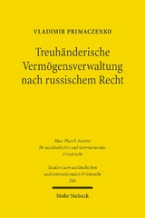 Treuhänderische Vermögensverwaltung nach russischem Recht - Vladimir Primaczenko