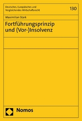 Fortführungsprinzip und (Vor-)Insolvenz - Maximilian Stark