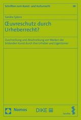 Œuvreschutz durch Urheberrecht? - Sandra Sykora