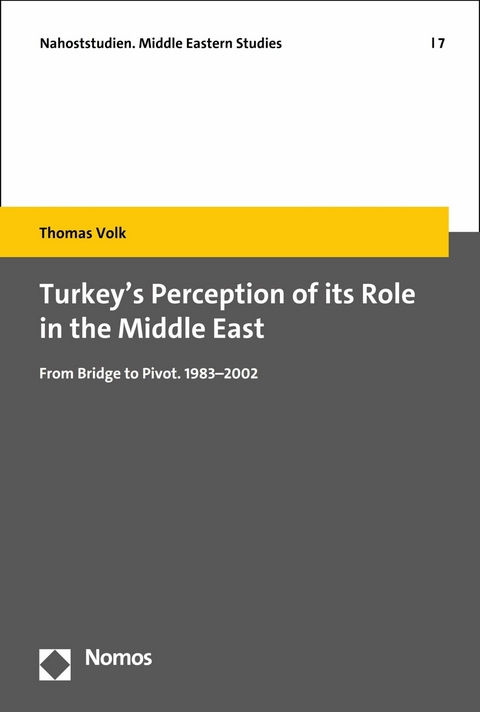 Turkey´s Perception of its Role in the Middle East - Thomas Volk