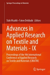 Advances in Applied Research on Textile and Materials - IX - 