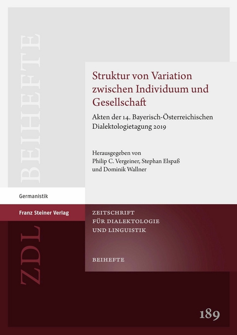 Struktur von Variation zwischen Individuum und Gesellschaft - 