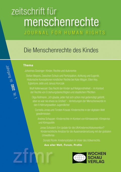 Die Menschenrechte des Kindes - 