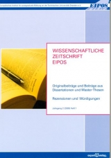 Wissenschaftliche Zeitschrift des Europäischen Instituts für postgraduale Bildung an der Technischen Universität Dresden e. V. –  EIPOS - Hertel, Günter H; Lehmann, Günter; Oppitz, Volker