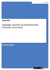 Language creativity in advertisements. Overview of research - Luca Jost