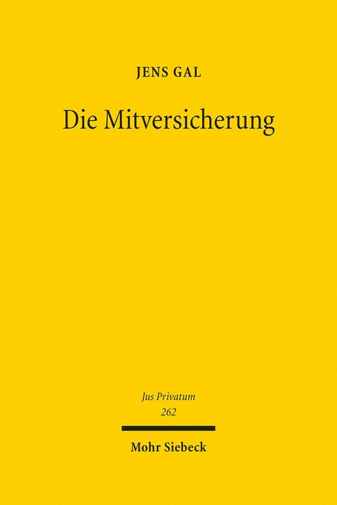 Die Mitversicherung -  Jens Gal