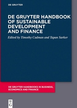 De Gruyter Handbook of Sustainable Development and Finance - 