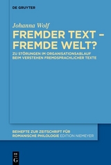 Fremder Text – fremde Welt? - Johanna Wolf