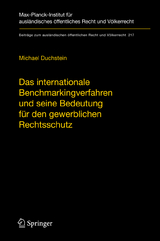 Das internationale Benchmarkingverfahren und seine Bedeutung für den gewerblichen Rechtsschutz - Michael Duchstein