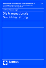 Die transnationale GmbH-Bestattung - Ferdinand Oelschlegel