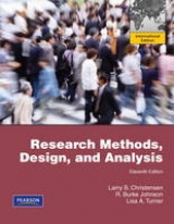 Research Methods, Design, and Analysis - Christensen, Larry B.; Johnson, R. Burke; Turner, Lisa A.