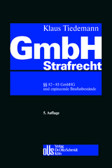 GmbH-Strafrecht - Tiedemann, Klaus