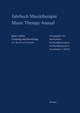 Jahrbuch Musiktherapie / Music Therapy Annual - Hanna Schirmer