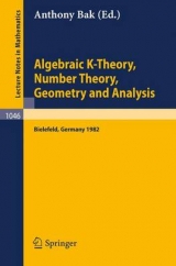 Algebraic K-Theroy, Number Theory, Geometry, and Analysis - 