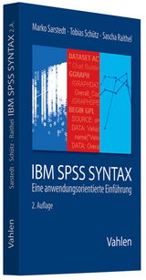 IBM SPSS Syntax - Sarstedt, Marko; Schütz, Tobias; Raithel, Sascha