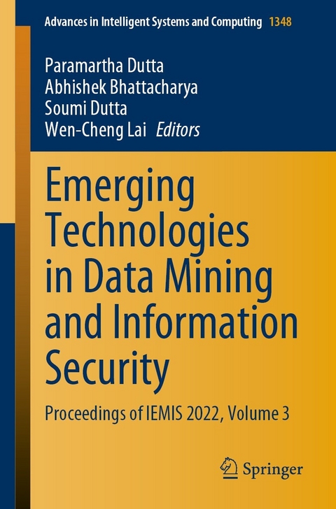 Emerging Technologies in Data Mining and Information Security - 