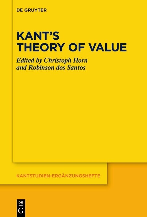 Kant's Theory of Value - 