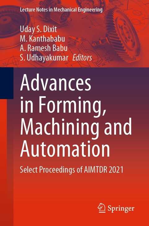 Advances in Forming, Machining and Automation - 