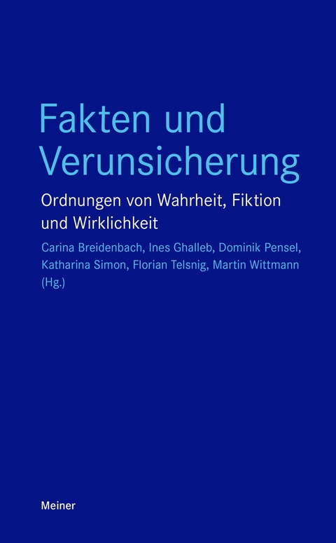 Fakten und Verunsicherung - 