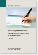 Gestaltungsleitfaden AGB - Axel Benning, Jörg D Oberrath