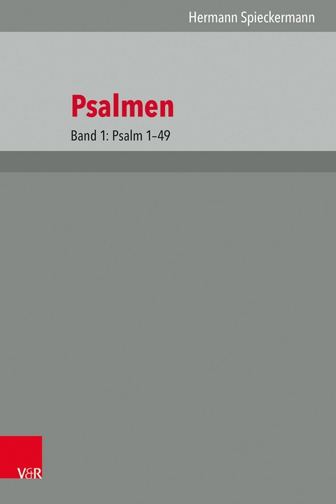 Psalmen -  Hermann Spieckermann