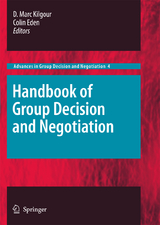 Handbook of Group Decision and Negotiation - 