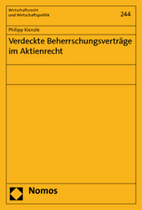 Verdeckte Beherrschungsverträge im Aktienrecht - Philipp Kienzle