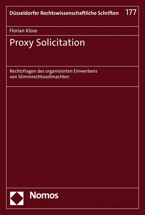 Proxy Solicitation - Florian Klose