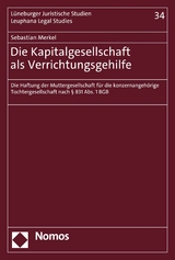 Die Kapitalgesellschaft als Verrichtungsgehilfe - Sebastian Merkel