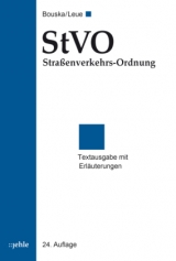 StVO Straßenverkehrs-Ordnung - 