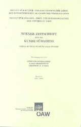 Wiener Zeitschrift für die Kunde Südasiens und Archiv für Indische Philosophie / Wiener Zeitschrift für die Kunde Südasiens Band 51/2007-2008 Vienna Journal of South-Asian Studies Vol.51/2007-2008 - 