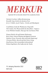 MERKUR Gegründet 1947 als Deutsche Zeitschrift für europäisches Denken - 11/2022 - 