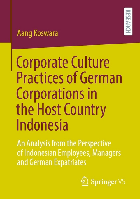 Corporate Culture Practices of German Corporations in the Host Country Indonesia - Aang Koswara