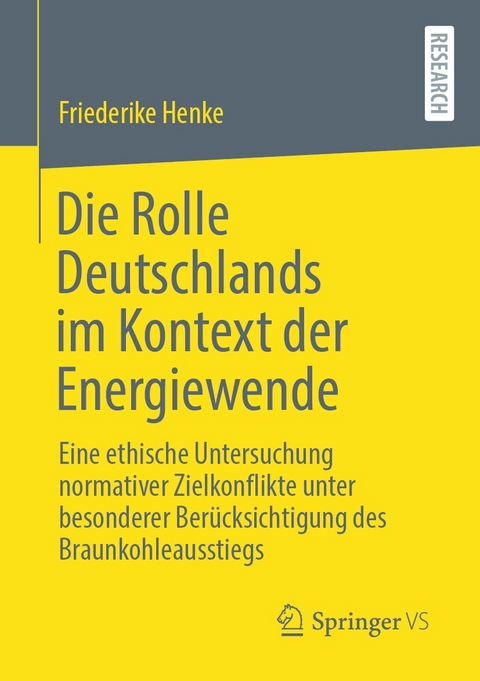 Die Rolle Deutschlands im Kontext der Energiewende - Friederike Henke