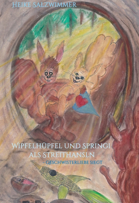 Wipfelhüpfel und Springi als Streithansln - Heike Salzwimmer