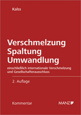 Verschmelzung Spaltung Umwandlung - 