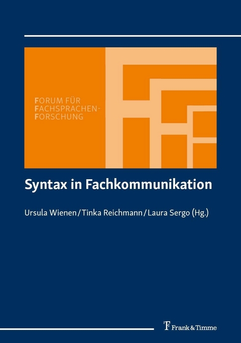 Syntax in Fachkommunikation - 