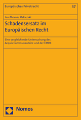 Schadensersatz im Europäischen Recht - Jan-Thomas Oskierski