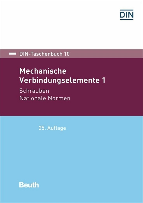 Mechanische Verbindungselemente 1 - 