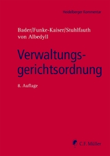 Verwaltungsgerichtsordnung, eBook - Jörg von von Albedyll, Michael Funke-Kaiser, Johann Bader, Thomas Stuhlfauth