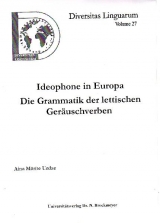 Ideophone in Europa - Aina Marite Urdze